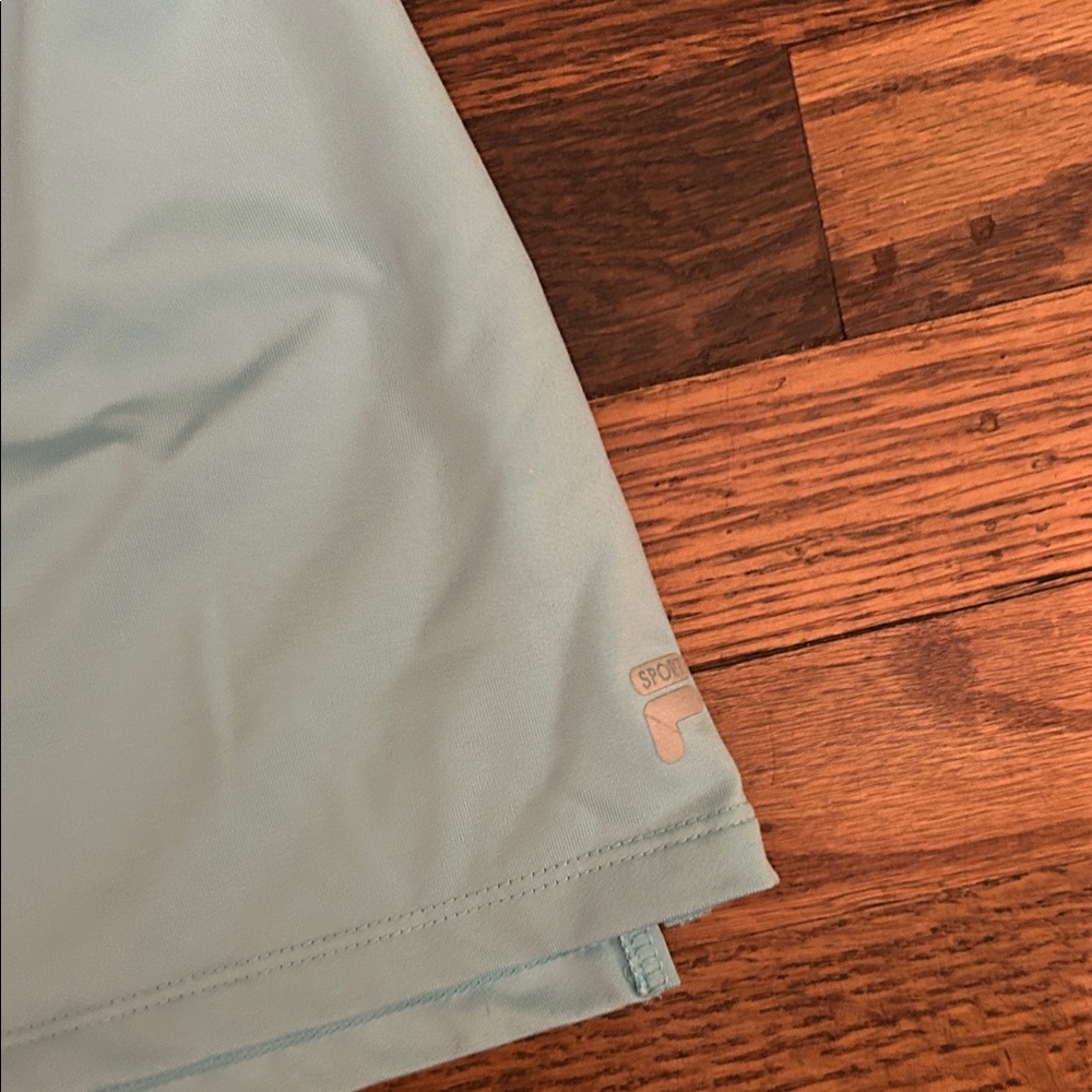 Fila Light Blue Sleeveless Polo Tee - Picture 2 of 4